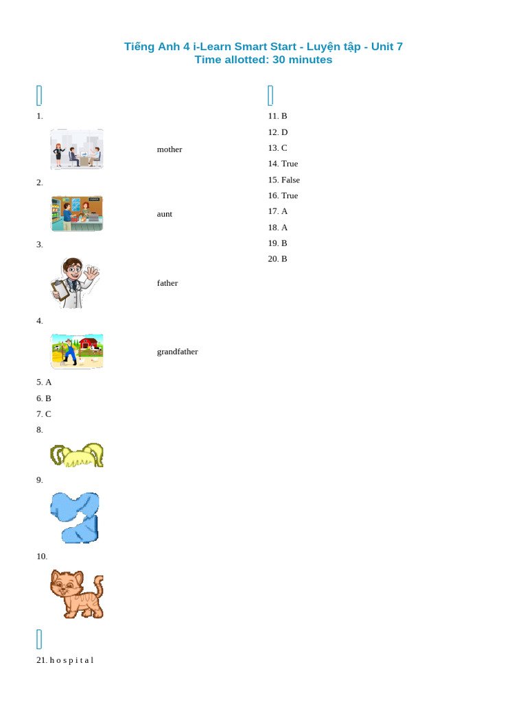 Answer Key | PDF
