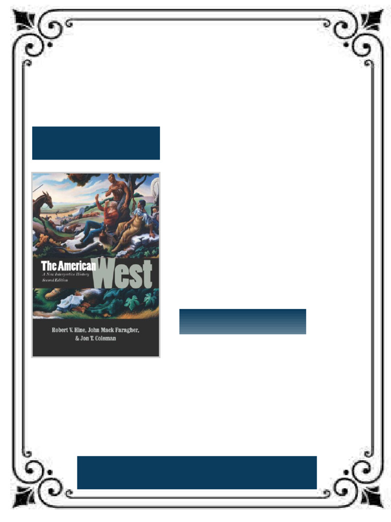 The American West A New Interpretive History Second Edition Unknown Ebook  Improved Readability Version | PDF | Tiger | Rapping