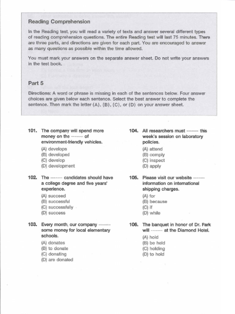 Actual Test Coursebook | PDF