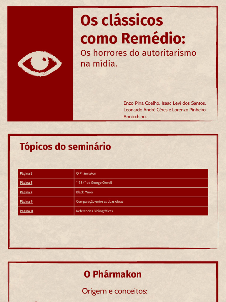 Copy of Orwell's 1984 Book Club by Slidesgo PDF