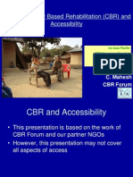 India: CBR of PWD and Accessibility