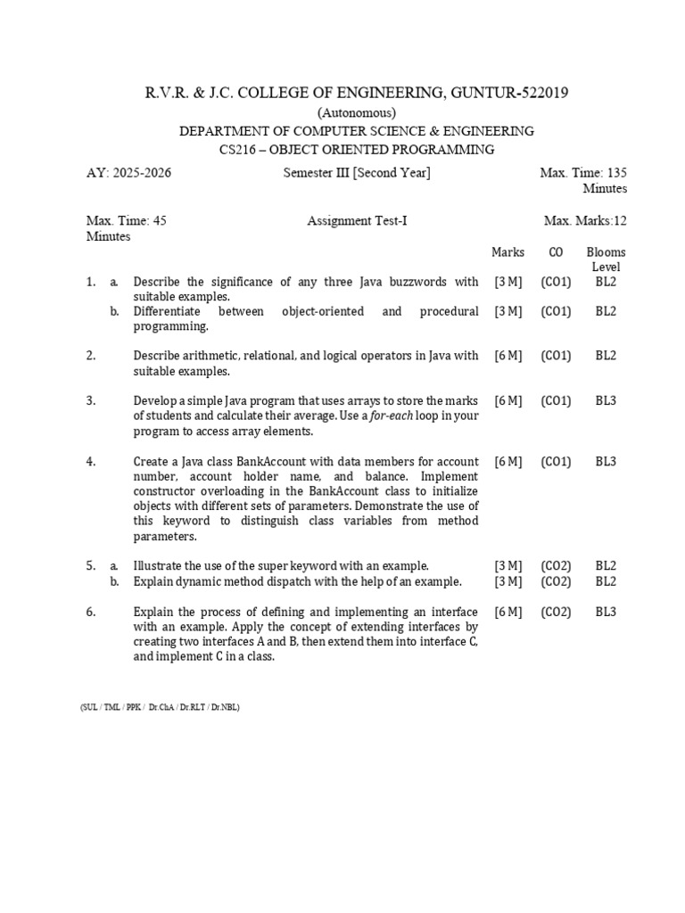 1st Mid Assignment Questions | PDF