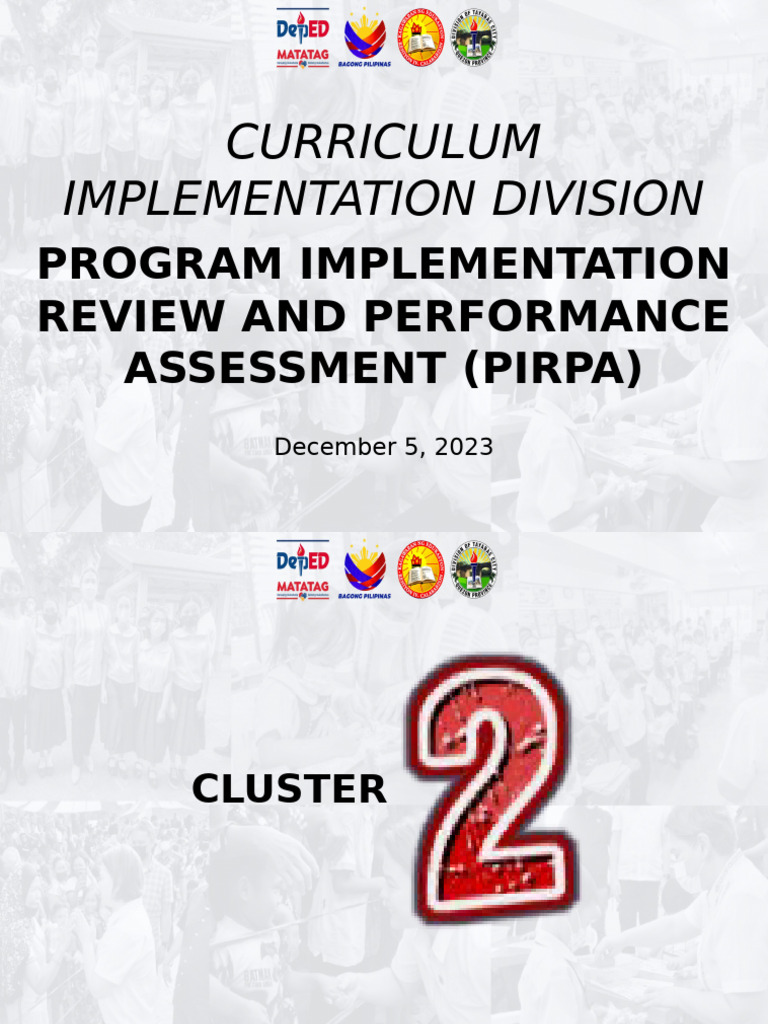 PIRPA Cluster 02 Consolidated Report - 12!05!2023 | PDF | Intelligence ...