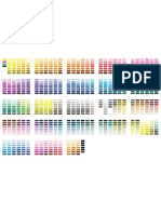 Free Pantone Colour Chart