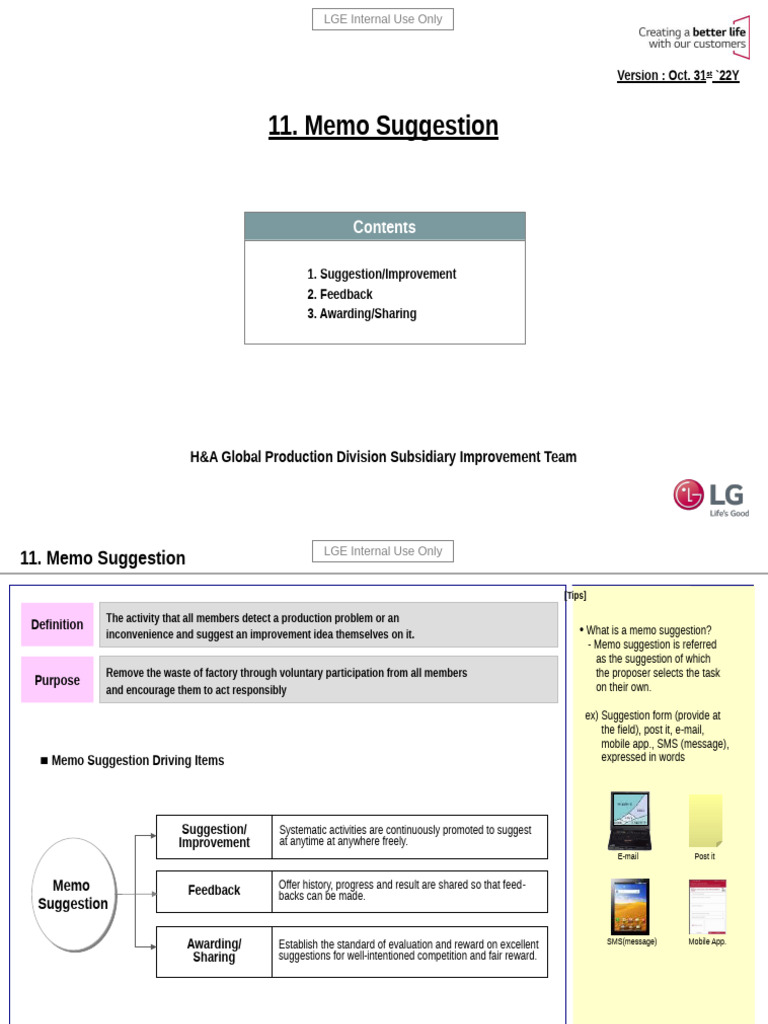 11.Memo Suggestion(Y.23) | PDF | Cost | Business