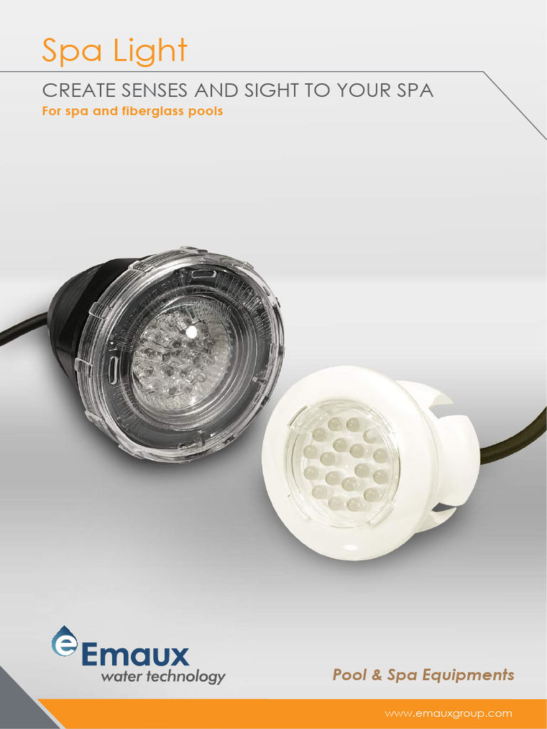 Spa & Pool Lighting Solutions | PDF | Light Emitting Diode ...