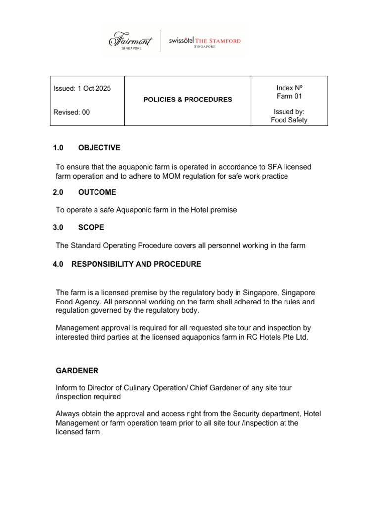 Method Of Statement - 2026-01-09T111022.467 | PDF | Food Safety | Hygiene