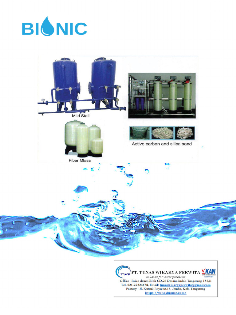 BIONIC Water Filter: Solusi Penyaringan Air | PDF
