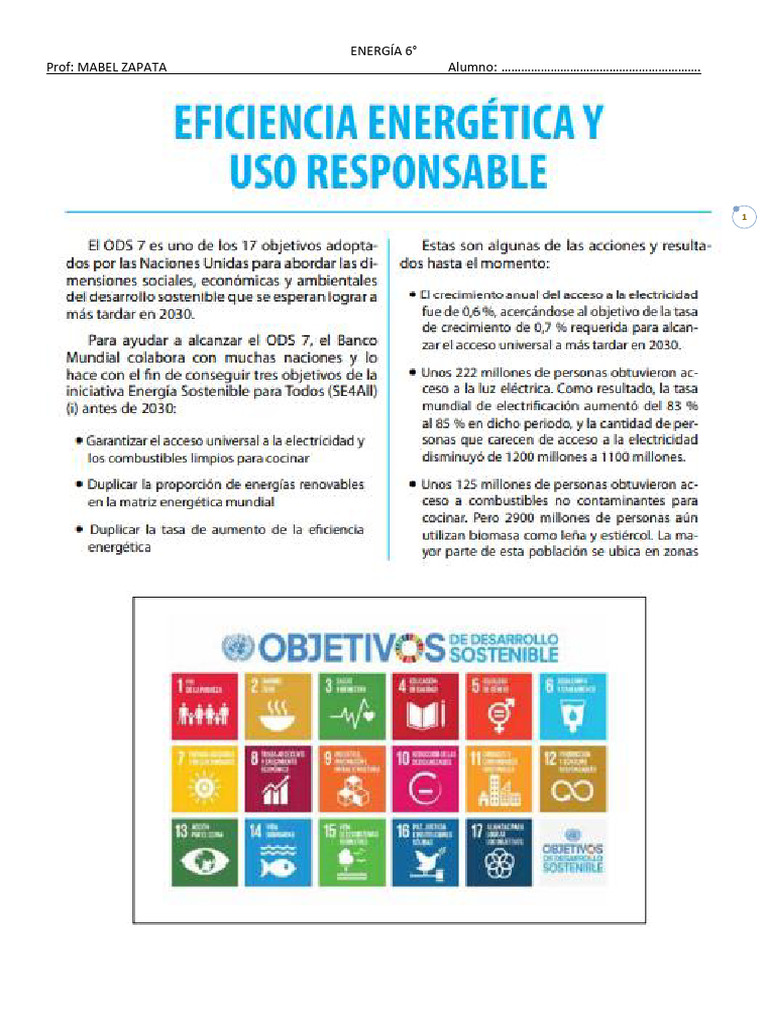 Eficiencia Energética y Uso Responsable | PDF | Uso eficiente de ...