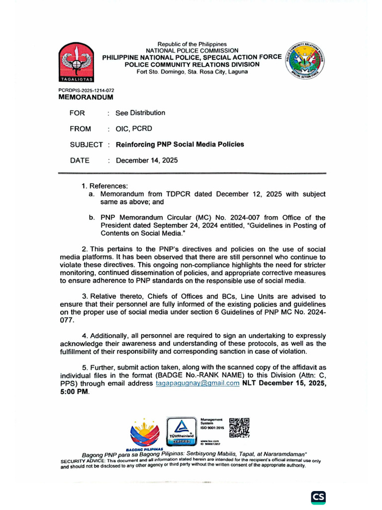 Reinforcing PNP Social Policies | PDF