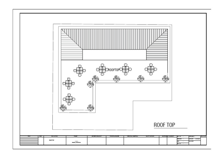 Rooftop Construction Management Drawing | PDF