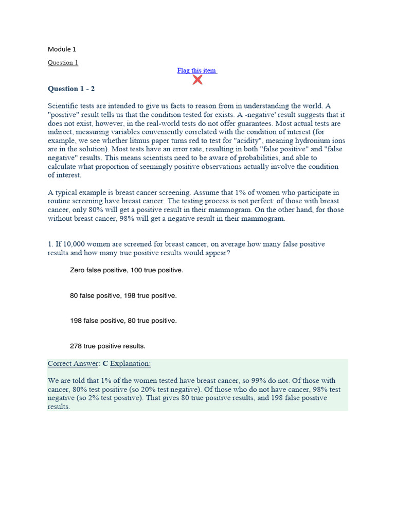 MSAT Practice 1 | PDF | Wellness