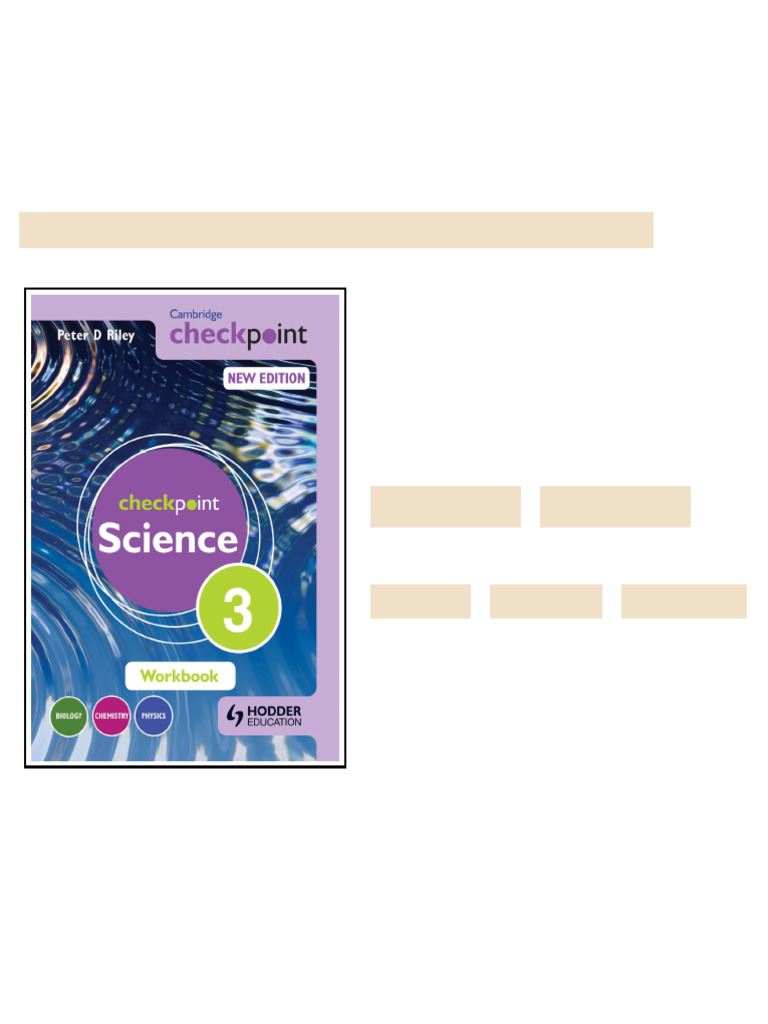 CAMBRIDGE CHECKPOINT SCIENCE WORKBOOK PDF visual data 3