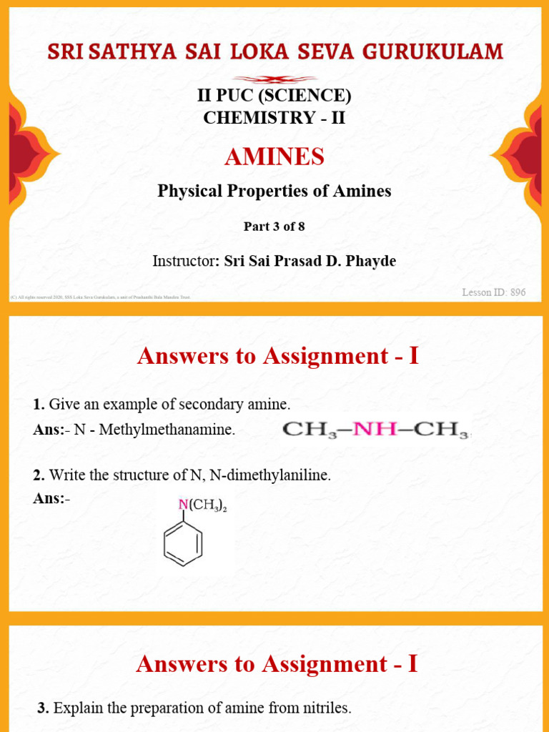 AMINES_Part_3_of_8 | PDF | Amine | Hydrogen