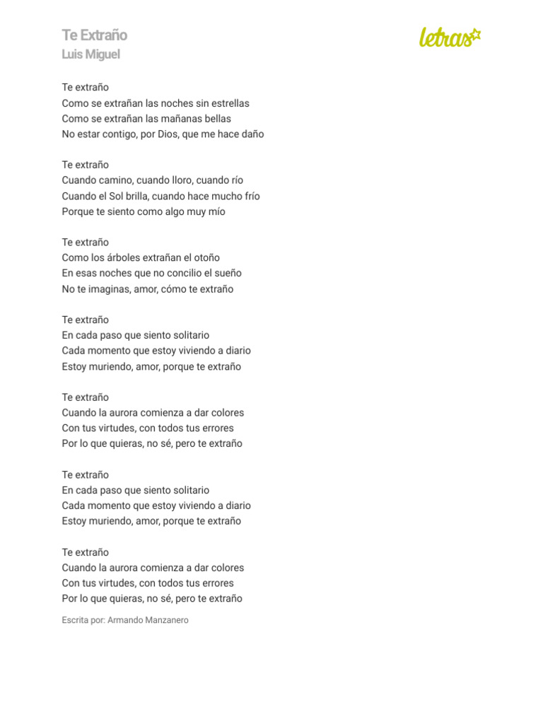 Letra | PDF