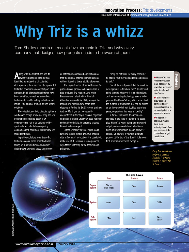 Triz Techniques for Product Innovation | PDF