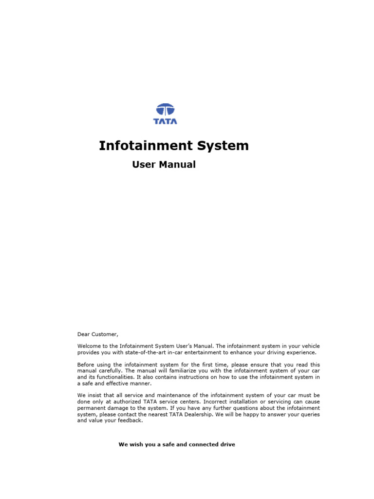 Infotainment System User Manual | PDF | Icon (Computing) | I Pod