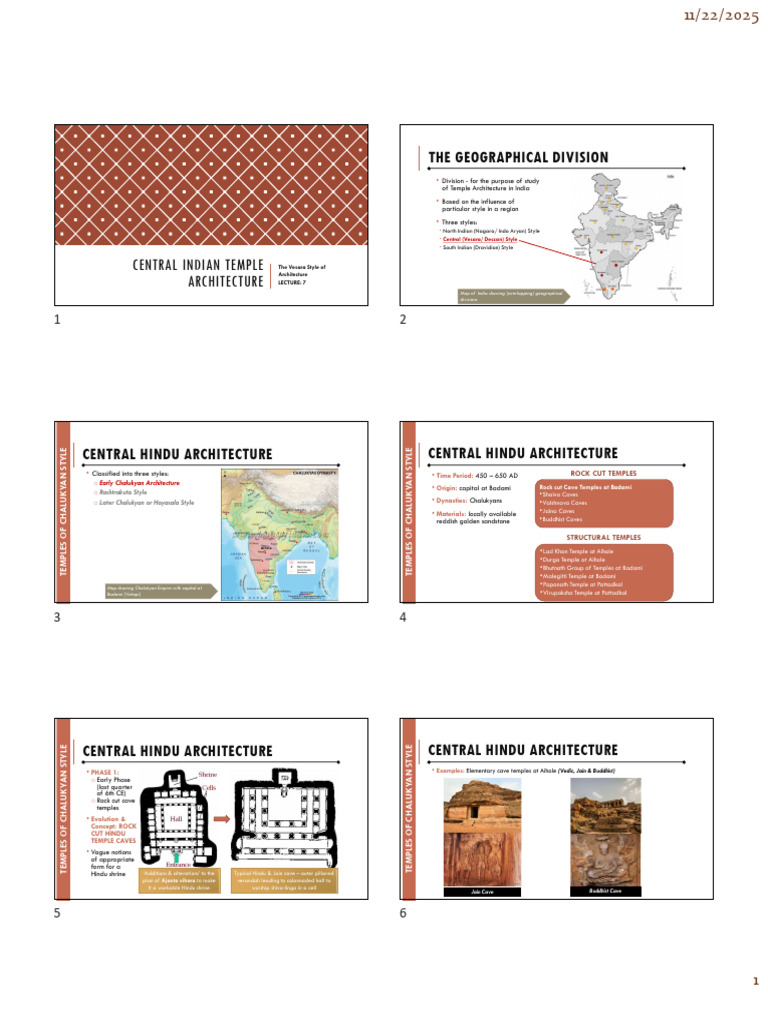 Central Indian Temple Architecture Overview | PDF | Indian Religions ...