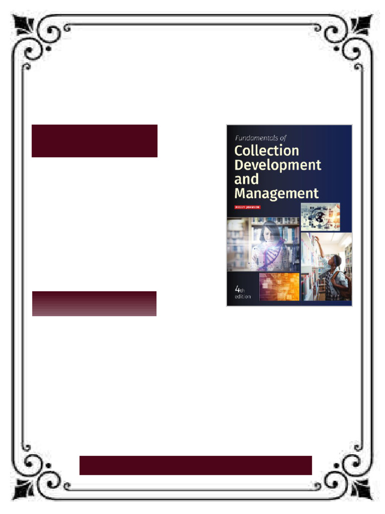 Fundamentals of Collection Development and Management 4th Edition Peggy ...