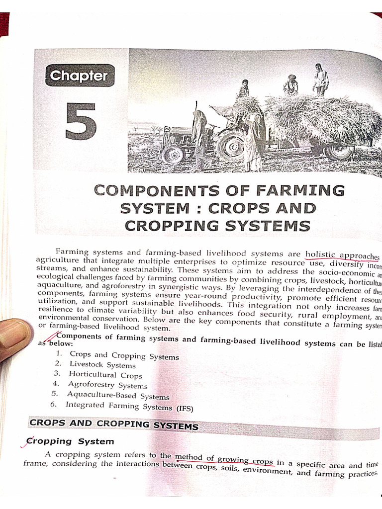 Components of Farming Systems | PDF