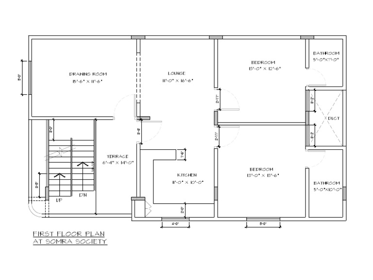 Dimensions for Architectural Layout | PDF