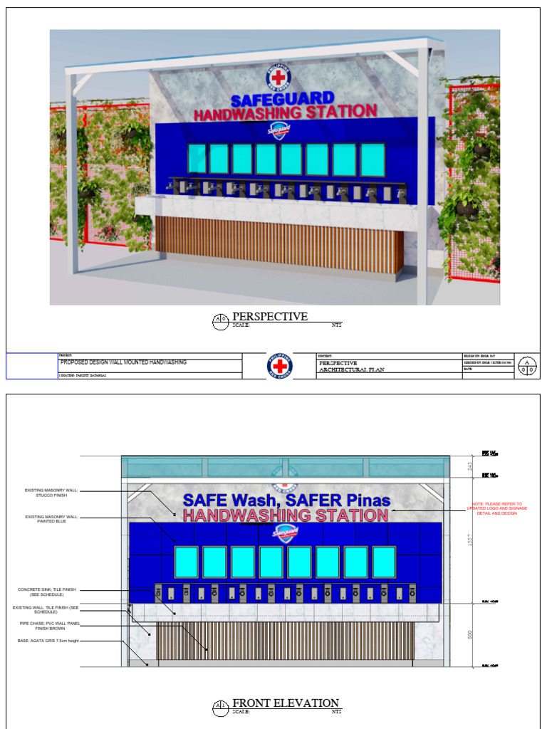 Design of Wall-mounted Handwashing_rev4 | PDF | Building Engineering ...