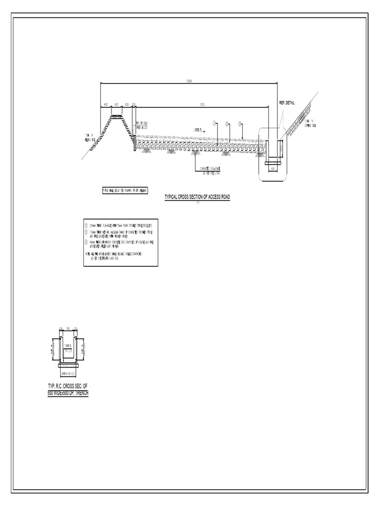 Road Section Sketch-1 | PDF