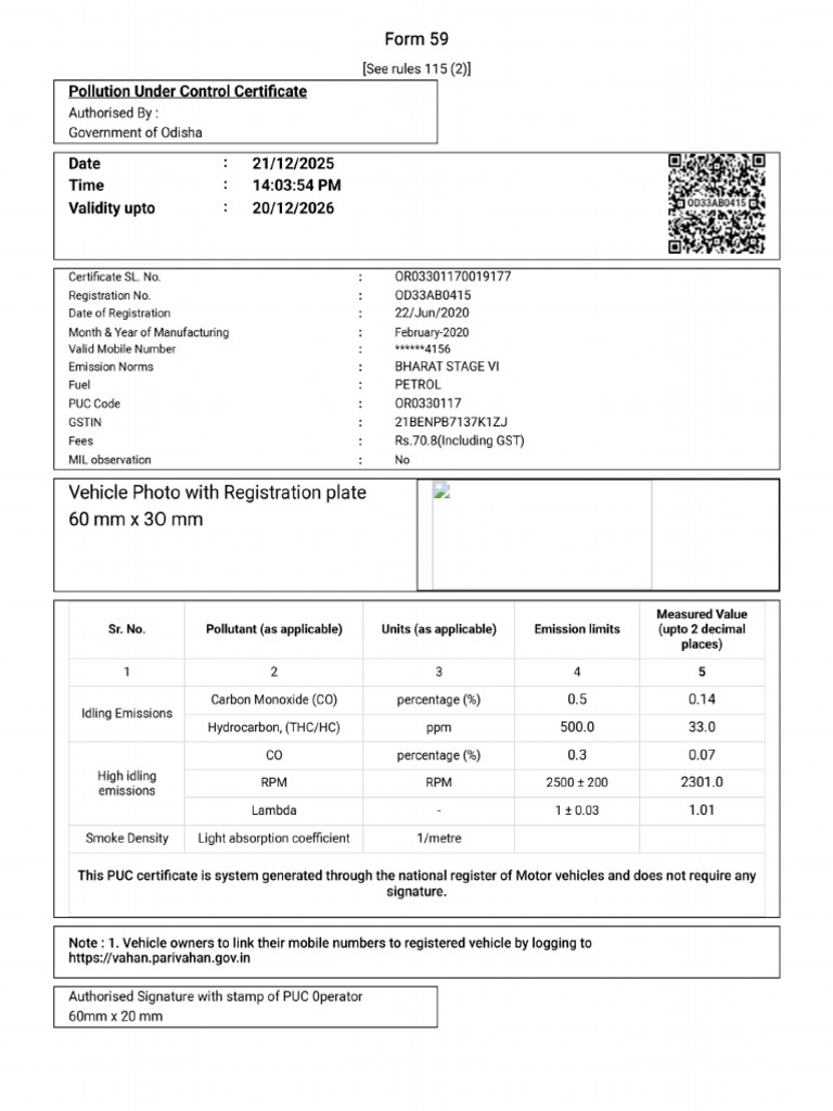 PUC - Certificate | PDF