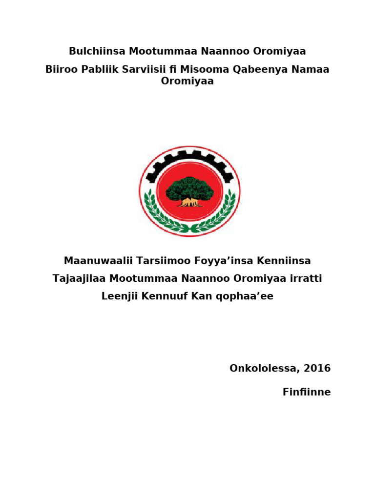 Maanuwaalii Leenjii KT Fi Istandardii | PDF