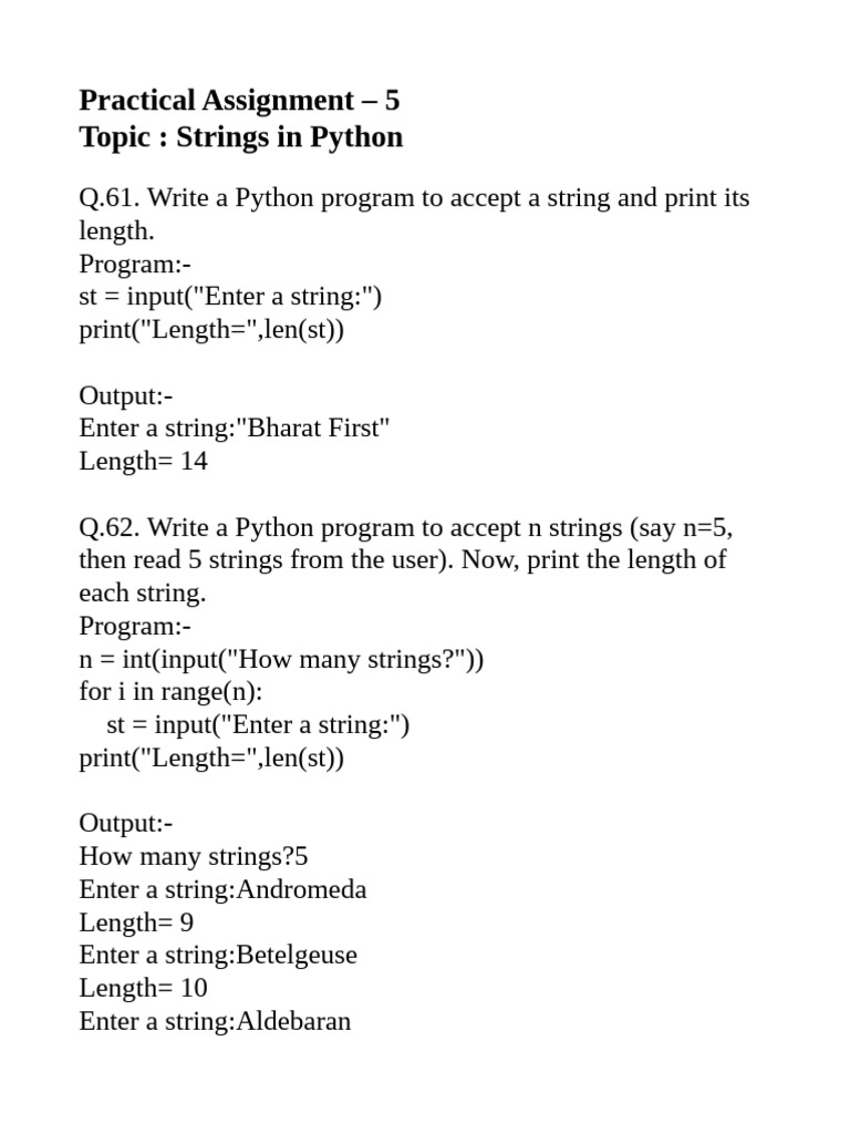 1 | PDF | String (Computer Science) | Letter Case