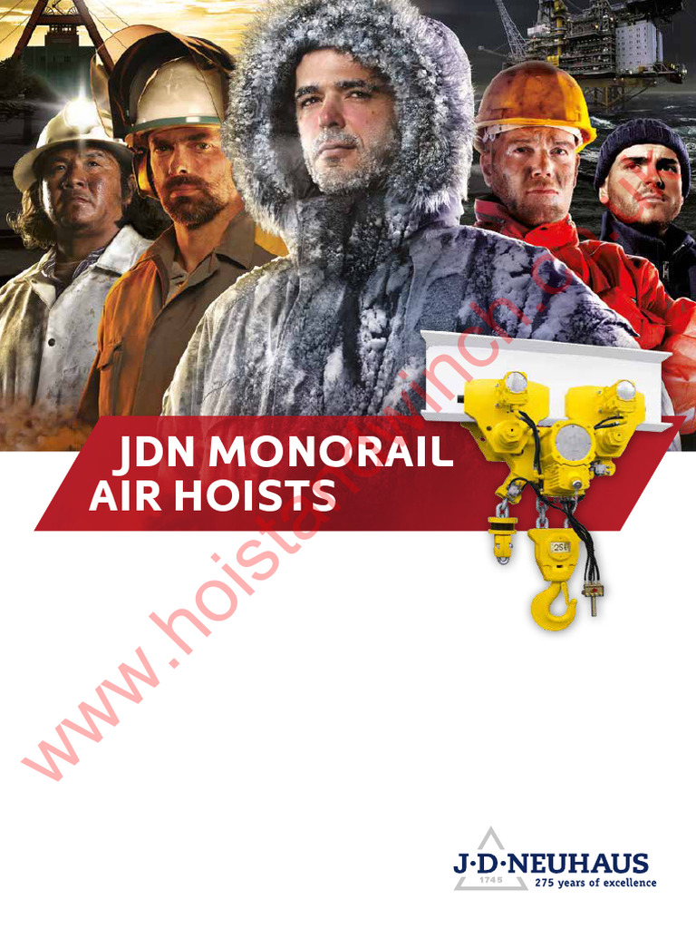 JDN Monorail Air Hoists Overview | PDF