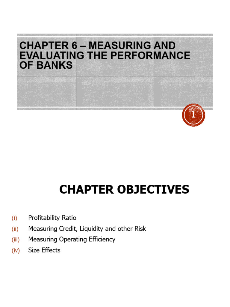 Bank Performance Measurement Techniques | PDF | Leverage (Finance ...