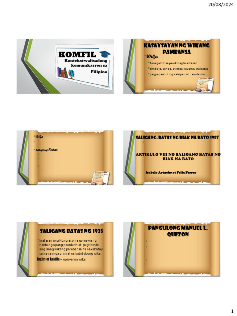 Komfil PPT 1 | PDF