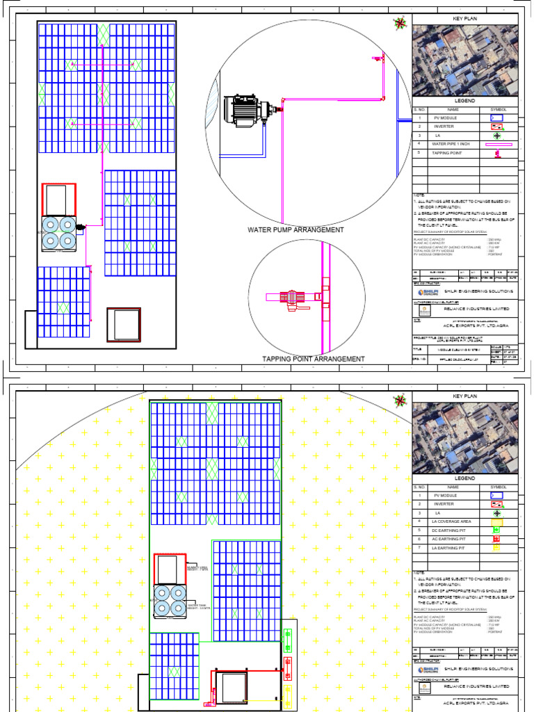 250 kW Solar Power Plant Layout | PDF | Solar Panel | Photovoltaics