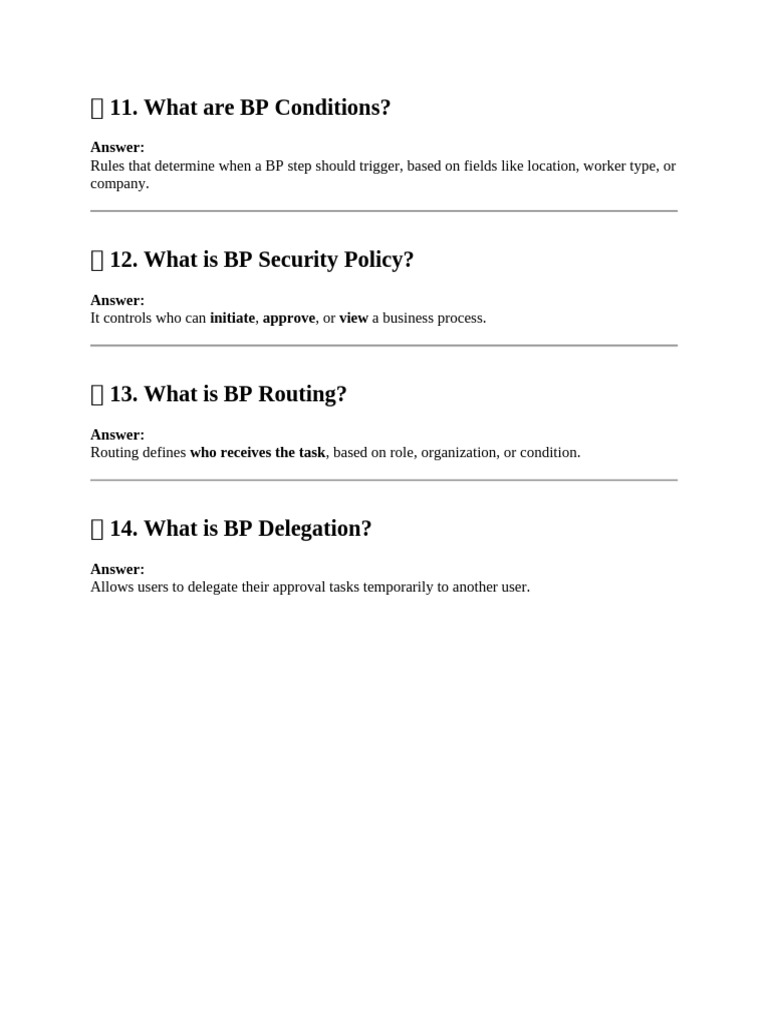 Understanding BP Conditions and Policies | PDF