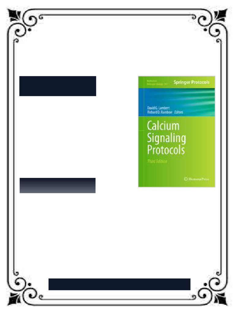 Calcium Signaling Protocols 3rd Edition Alec W. M. Simpson (Auth ...