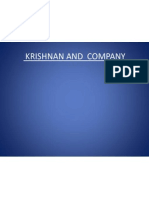 Krishnan and Co Ppt