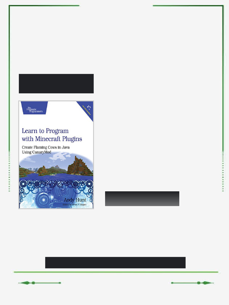 Learn to Program with Minecraft Plugins Create Flaming Cows in Java ...