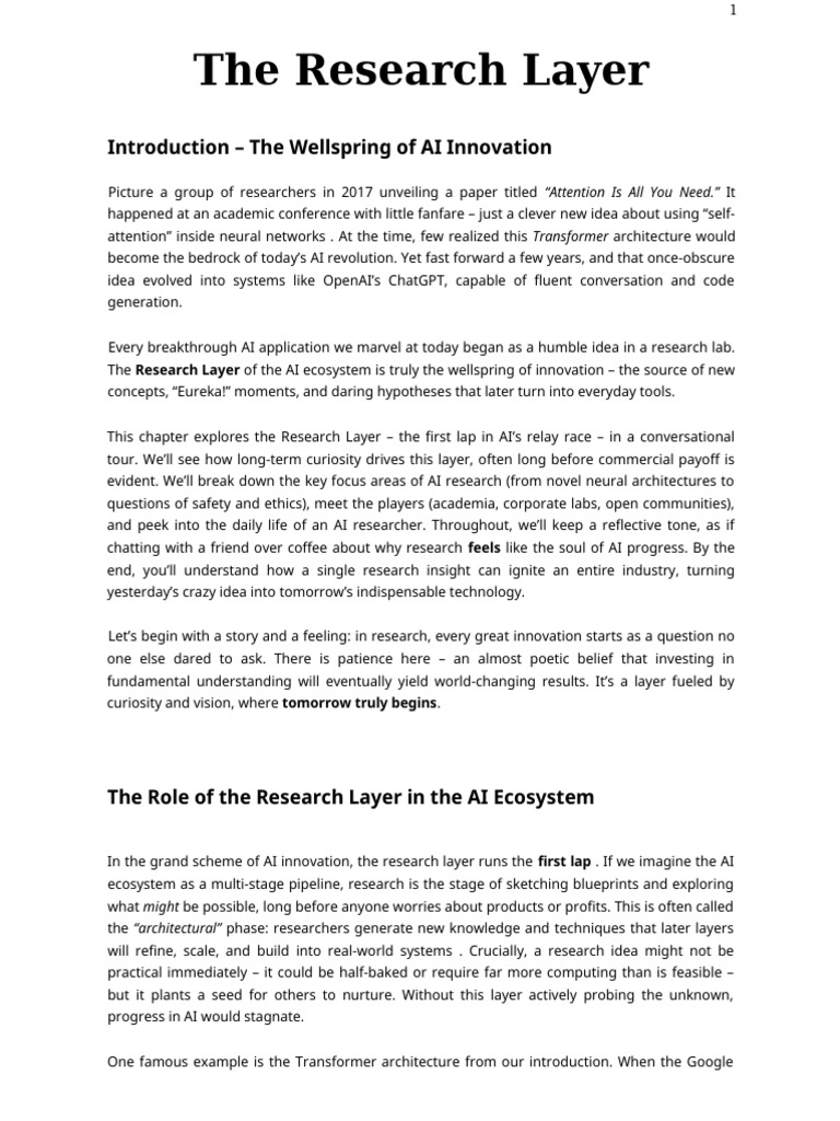 Chapter 2 - The Research Layer | PDF | Artificial Intelligence ...