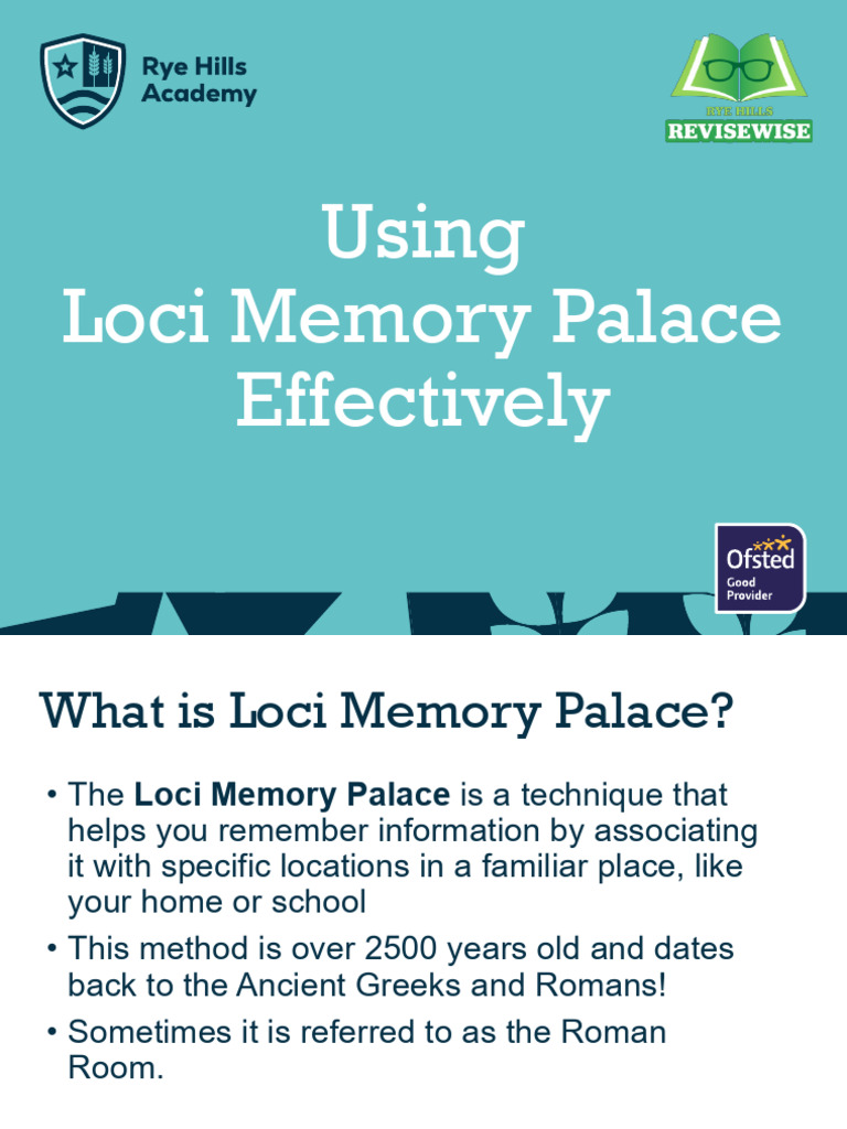 Mastering the Loci Memory Palace Technique | PDF | Cognitive Science ...
