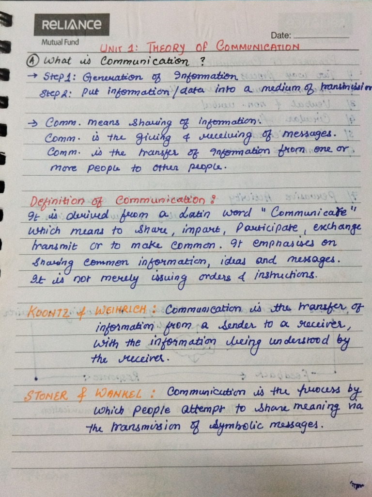 Aec Unit 1 Communication Skills | PDF