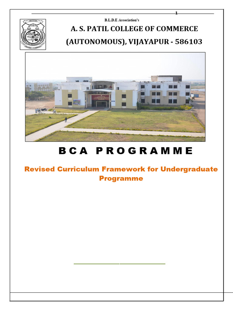 BCA Syllabus 2025-26 Overview | PDF | Databases | Relational Model