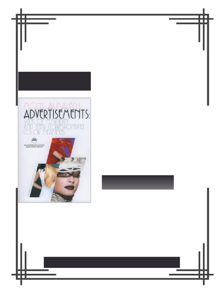 Advertisements Signs of Femininity and their Corresponding Color ...