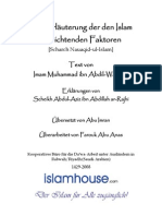 Die Erläuterung Der Den Islam Vernichtenden Faktoren - (Scharch Nauaqid-ul-Islam)