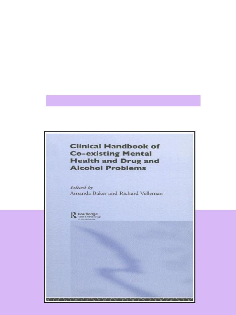 Clinical Handbook Of Coexist Mental Health And Drug Alcohol Problems ...