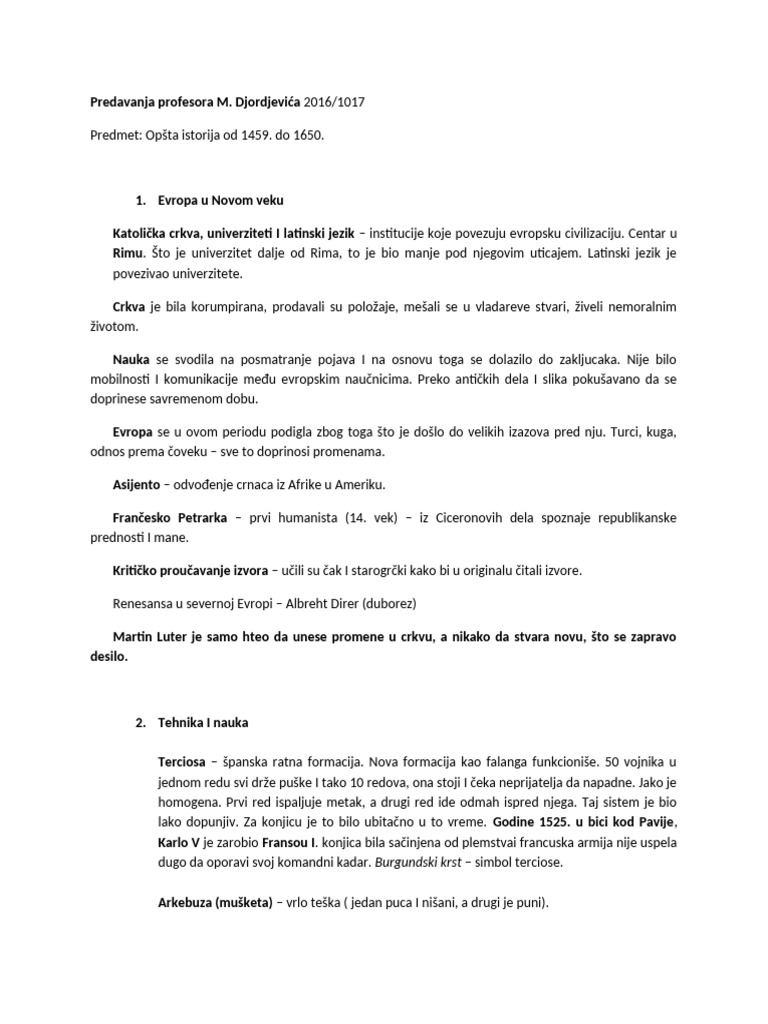 Predavanja Profesora M | PDF