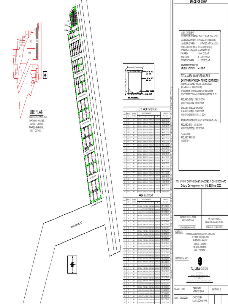 Proposed Sub-Division Layout Plan | PDF