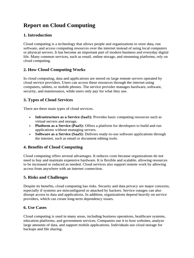 Understanding Cloud Computing Basics | PDF | Cloud Computing | Software ...