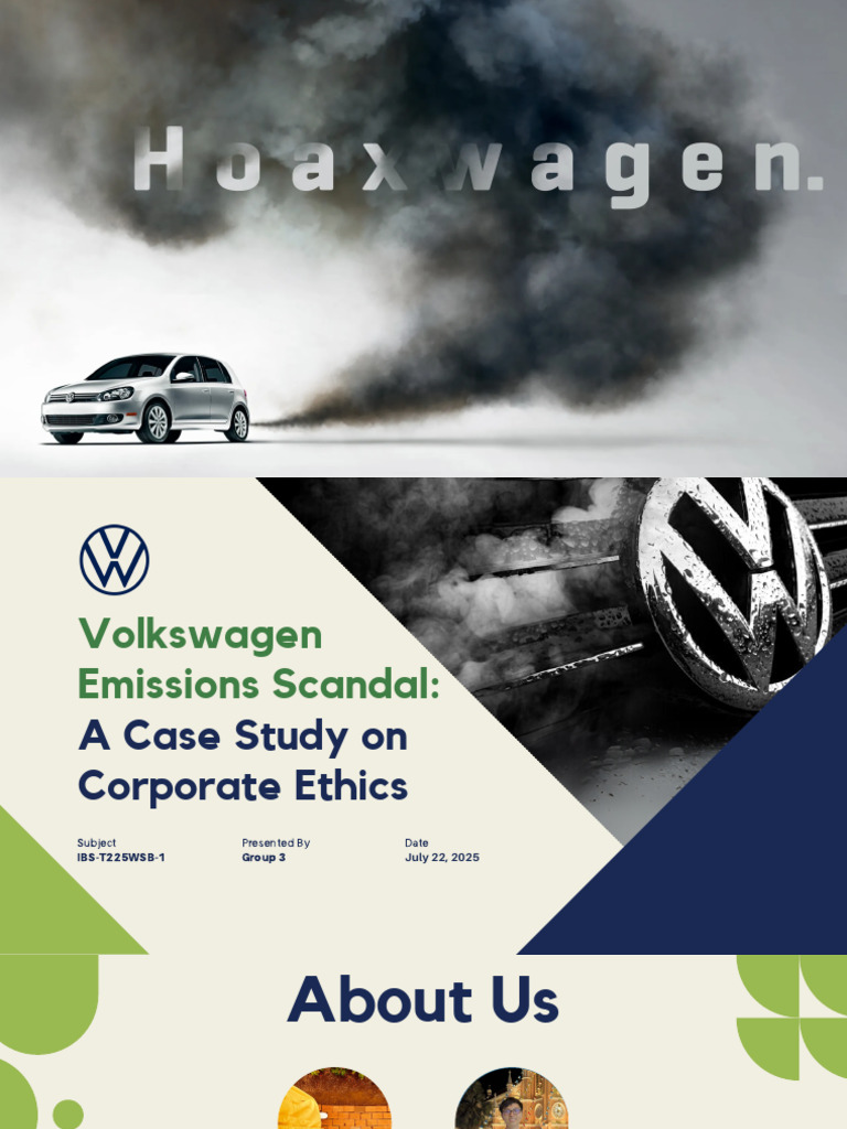 IBS - A2 Presentation - Volkswagen Emission Scandal | PDF | Volkswagen ...