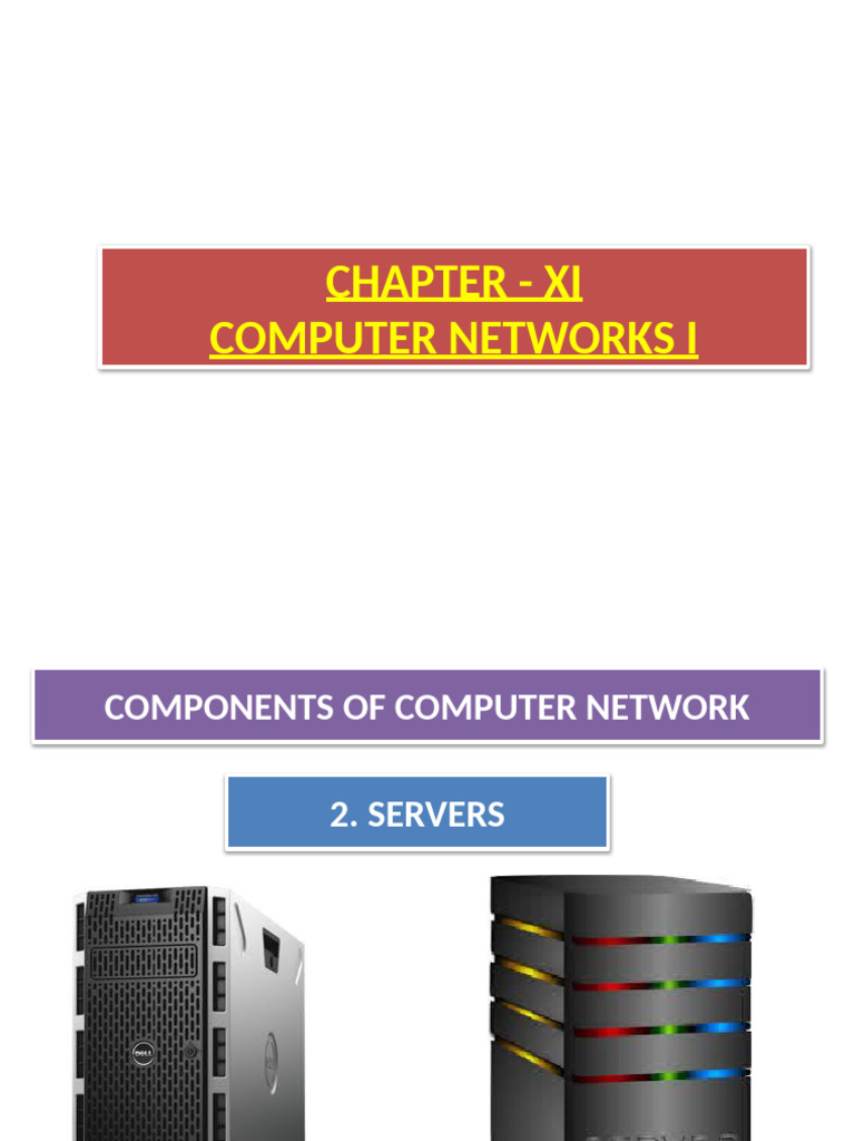 Components of Computer Networks Explained | PDF | Computer Network ...